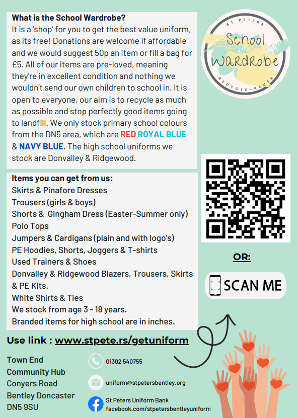 School Wardrobe Don Valley Academy